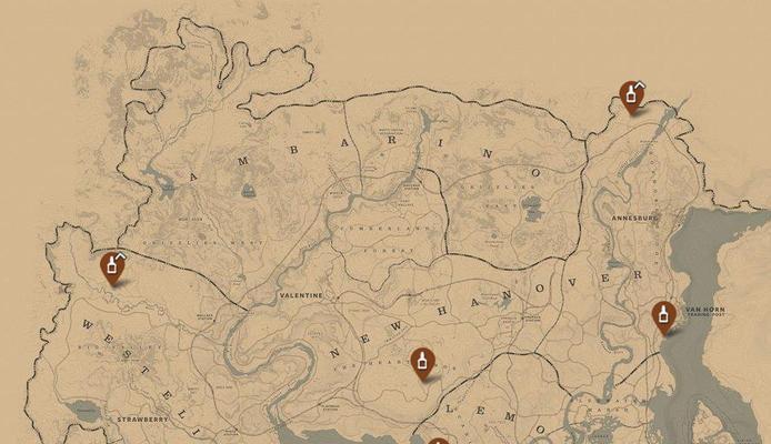 《荒野大镖客2》游戏中白雪公鹿位置详解（寻找白雪公鹿的秘境和最佳策略）